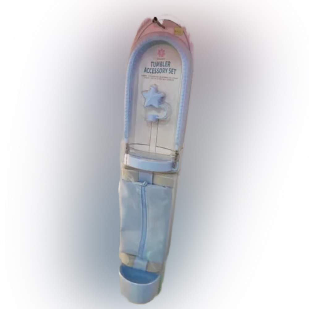 Blue Tumbler Accessory Set 40 oz tumbler